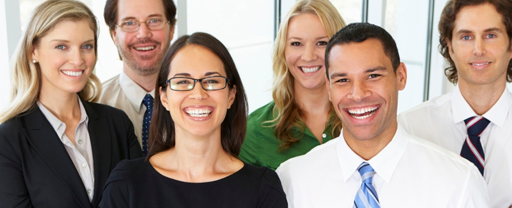 Portrait Of Business Team In Office